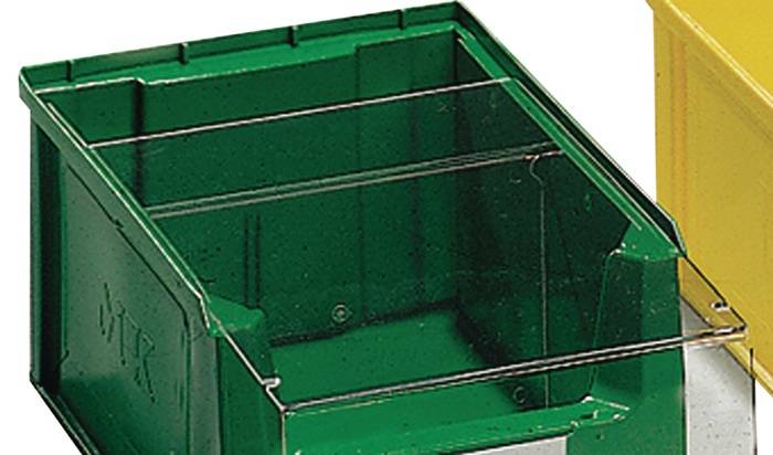Querteiler f.Sichtlagerkasten MK2 PS glasklar 10St./Btl.TECWERK
