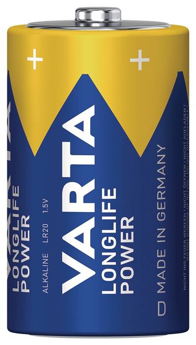 Batterie Longlife Power D Bli 2 1,5V D-AM2-Mono 16500 mAh LR20 4920 2 St./Bl.