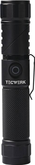 LED-Taschenlampe 100-1000 lm Li-ion 180m blau/schwarz TECWERK