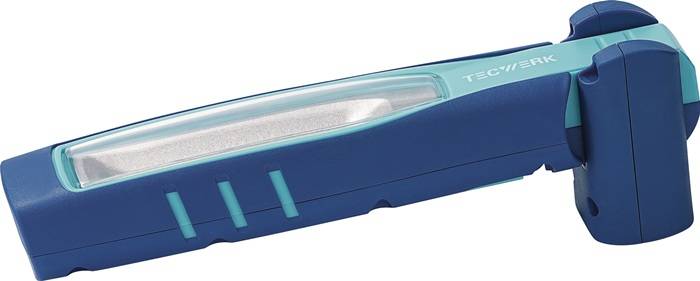 LED-Akkuhandleuchte 3,6V 3350 mAh 1m Li-ion 5V 500/1000 lm Ladezeit 4 h TECWERK