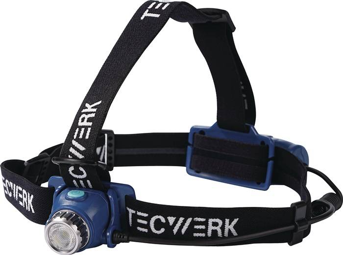 LED-Kopfleuchte 3,7V 2600 mAh Li-ion 5V TECWERK