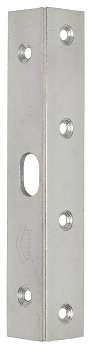 Winkelschließbl.STA verz.m.ovalem Riegelloch B.25mm L.150mm T.25mm SCHNEGEL