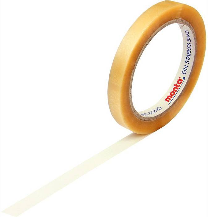 Klebeband monta 220 Breite 15mm Länge 66m S.54µ PVC transparent leise TRANSPAK