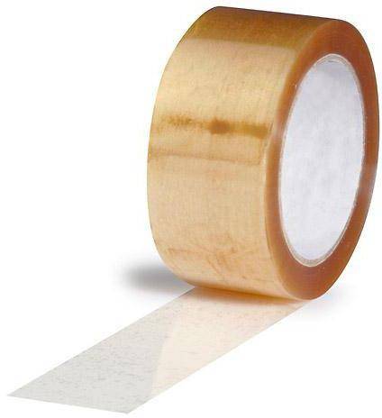 Klebeband Breite 50mm, Länge 66m, Stärke 60µ PP transparent Kautschuk-Kleber