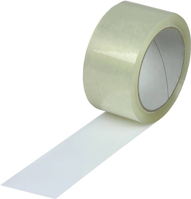 Klebeband Breite 48mm, Länge 66m, Stärke 45µ PP transparent Acrylat-Kleber leise