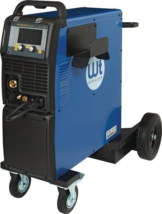 MIG/MAG-Schweißanlage WT-MAG 205 Syn LCD o.Zub.30-200 A gasg.WELDING TEAM