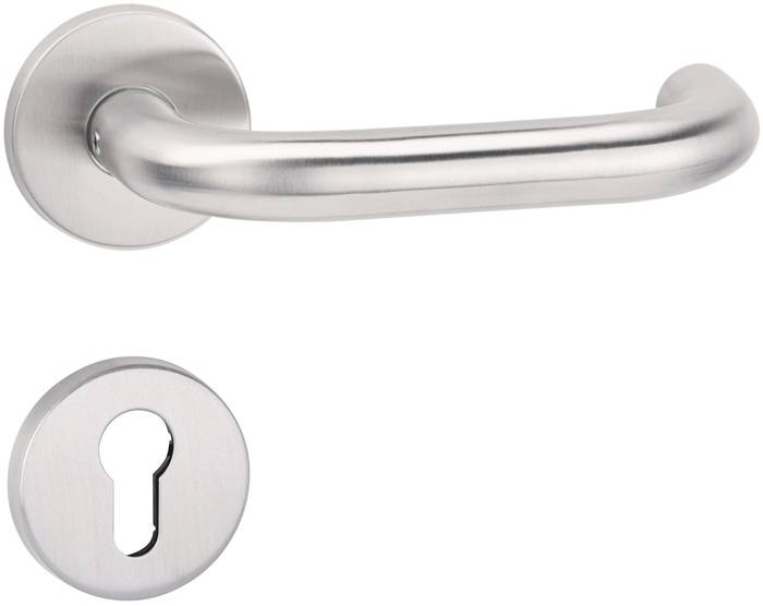 Antipanikdrückergarnitur NW-491 VA 60 TS 45-58mm PZ rd.DIN L/R TECWERK