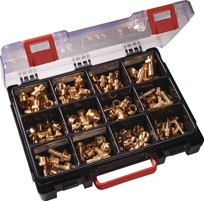 Sortimentsbox Messingdrehteile 120-tlg.TECWERK