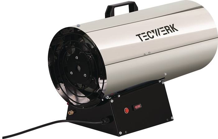 Gasheizer 30 kW 1400 m³/h 75 W TECWERK