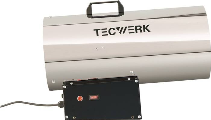 Gasheizer 30 kW 1400 m³/h 75 W TECWERK