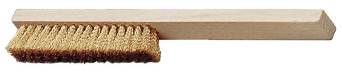 Feinkratzbürste L.220mm 0,15mm MS 4-reihig TECWERK