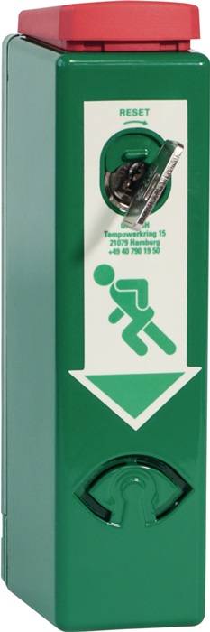 EH-Türwächter 990 100 BUE m.Vorlarm,m.Batterieüberwachung grün lack.Voralarm GFS