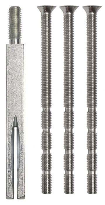 Wechselstift 4-KT.10 STA verzinkt/vernickelt M6 SCHNEGEL
