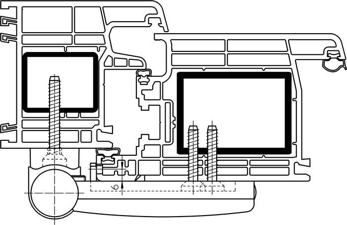 Haustürband Siku 3D K 3030 STA weiß 120kg Stiftsicherung:ja