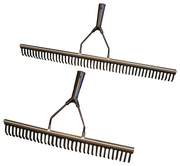 Gummirechen B.750mm Zinken Stahl/Gummi ALUREX
