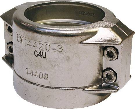Klemmschale VA (1.4408) 32,0mm Spannber.min.43mm Spannber.max.46mm