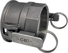 Hebelarmk.Safe-Lock Kamlok Typ D VA (1.4408) 26,44mm 3/4 Zoll