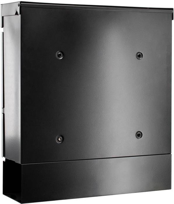 Briefkastenset NewYork 6850 B+S H.405mm B.364mm T.110mm schwarz/Edelstahl VA