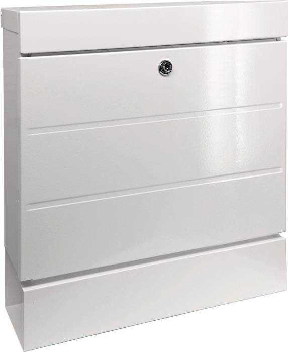 Briefkastenset NewYork 850 W H.405mm B.364mm T.110mm weiß verzinkter STA