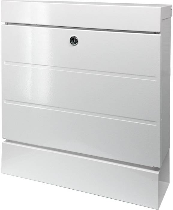 Briefkastenset NewYork 850 W H.405mm B.364mm T.110mm weiß verzinkter STA