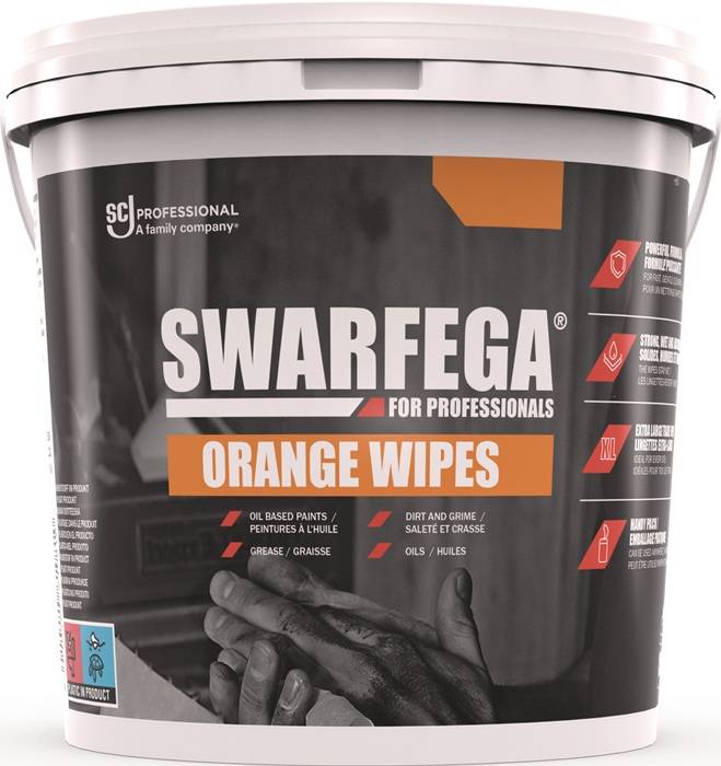 Handreinigungstuch Swarfega® ORANGE Wipes o.Eins.v.Wasser 150 St SWARFEGA