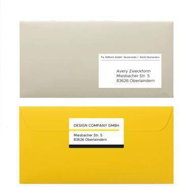 Avery Zweckform Adressetikett L7162-100 99,1x33,9mm 1.600 St./Pa