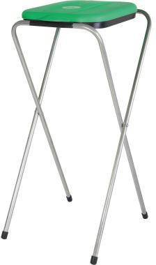 Müllsackständer 116940 Stahlrohr/Kunststoffdeckel 130l