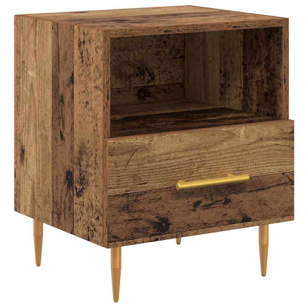 vidaXL Nachttisch mit Schubladen Braun 40 x 35 x 47,5 cm Holzwerkstoff