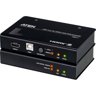 ATEN CE801 KVM Cat.6 Konsolen-Extender, USB HDMI (True 4K bei 70m) Signalsteuerung KVM KVM Extender