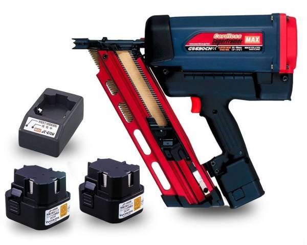 MAX Gas Streifennagler GS690CH 50-90mm für Streifennägel 34° bg. DIGA WO-1/34