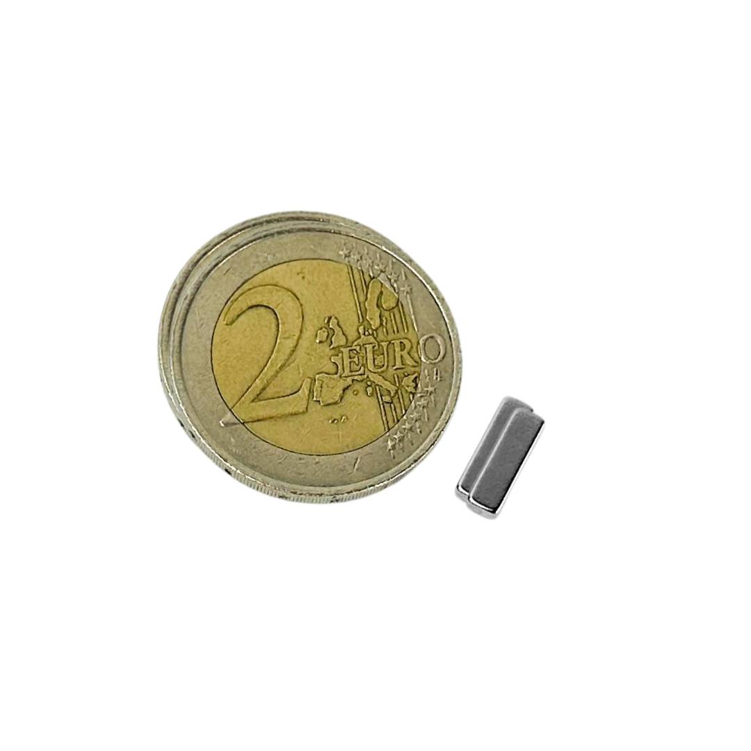 3 Stück Neodym Magnet 10mm x 5mm x 4mm Supermagnete hohe Haftkraft Quadermagnete