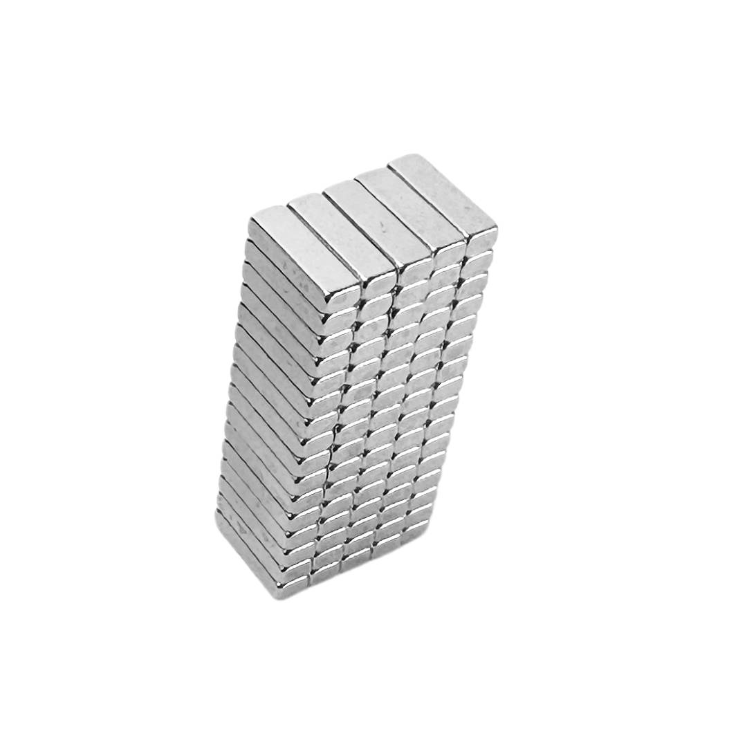 3 Stück Neodym Magnet 10mm x 5mm x 4mm Supermagnete hohe Haftkraft Quadermagnete