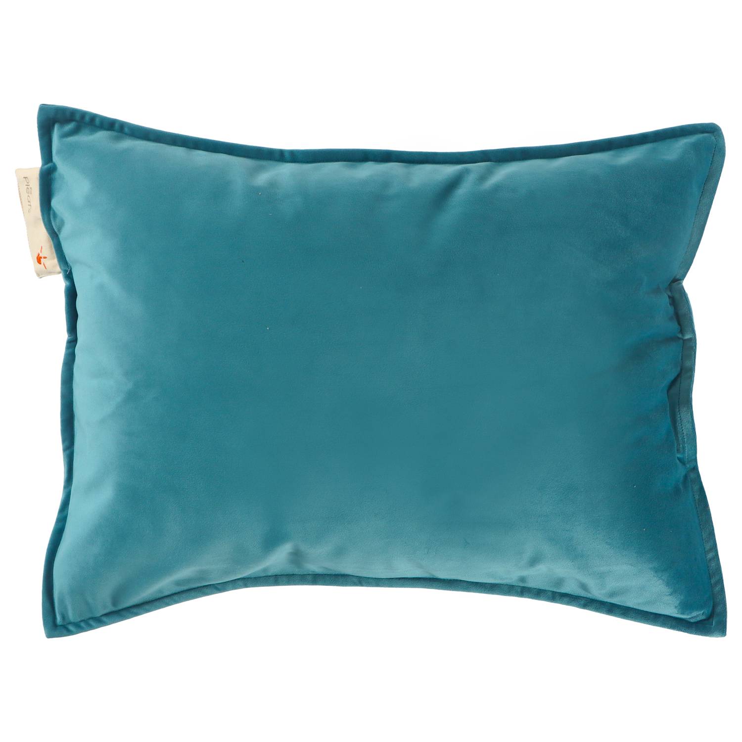 Kabelloses Pleafs® Heizkissen Plush 45x60 cm – 3 Heizstufen, bis 6 Std. Akkulaufzeit, weicher Stoff, Wedgewood