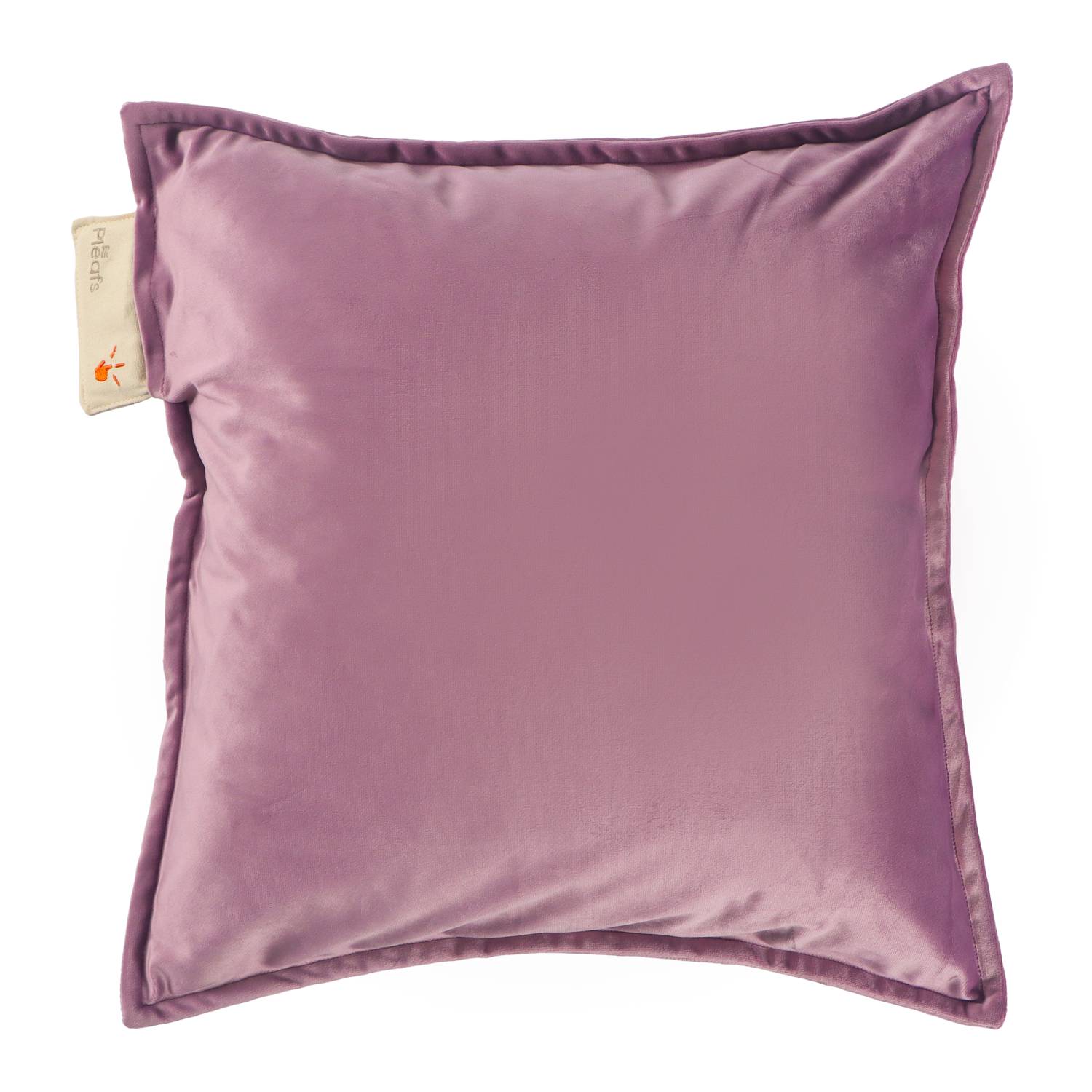 Kabelloses Pleafs® Heizkissen Plush 45x45 cm – 3 Heizstufen, bis 6 Std. Akkulaufzeit, weicher Stoff, Hothouse Orchid