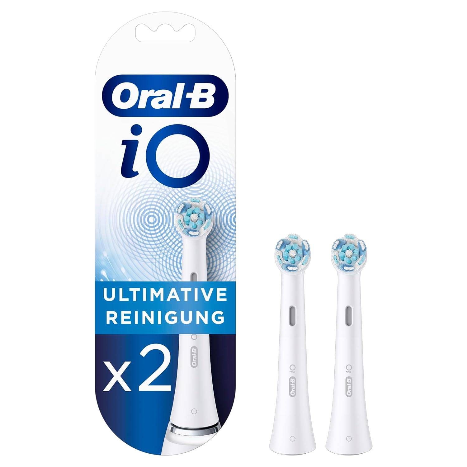 Oral-B iO Ultimative Reinigung Aufsteckbürsten für elektr. Zahnbürste, 2 Stück