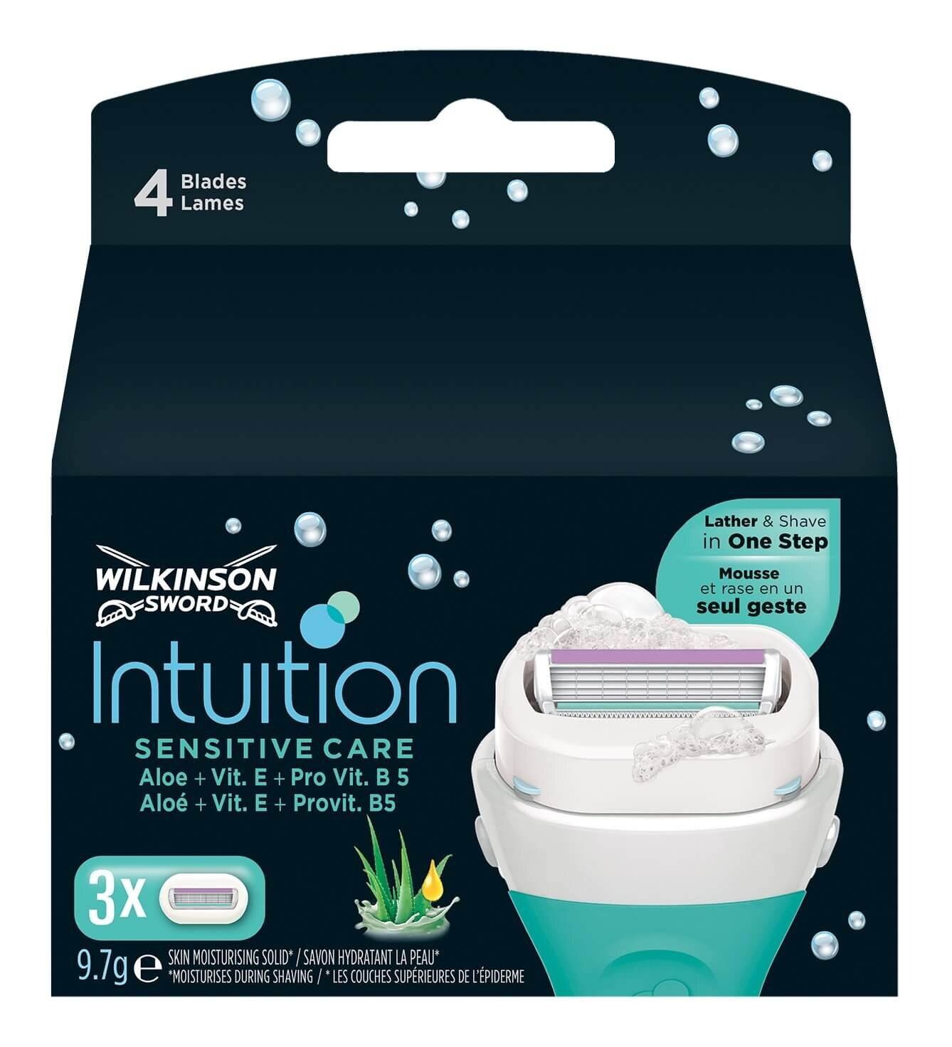 WILKINSON Sword Intuition Sensitive Care 3in1 Ersatz-Rasierklingen 3tlg.