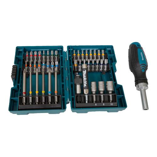 MAKITA E-25096 - Bit- und Ratschen-Set (44-teilig | inkl. Ratschenschraubendreher)