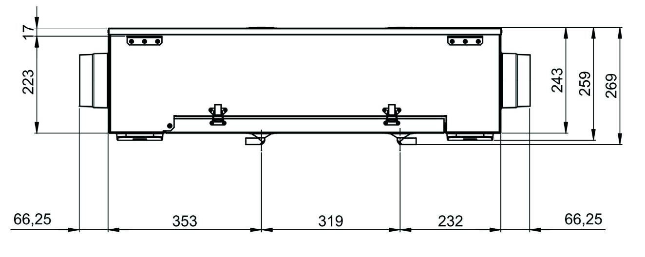 Aerauliqua QR230E KWL Lüftungsanlage mit Bypassfunktion und Entalpie Wärmetauscher