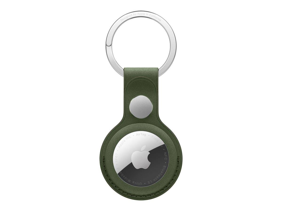 APPLE AirTag FineWoven Key Ring - Moss