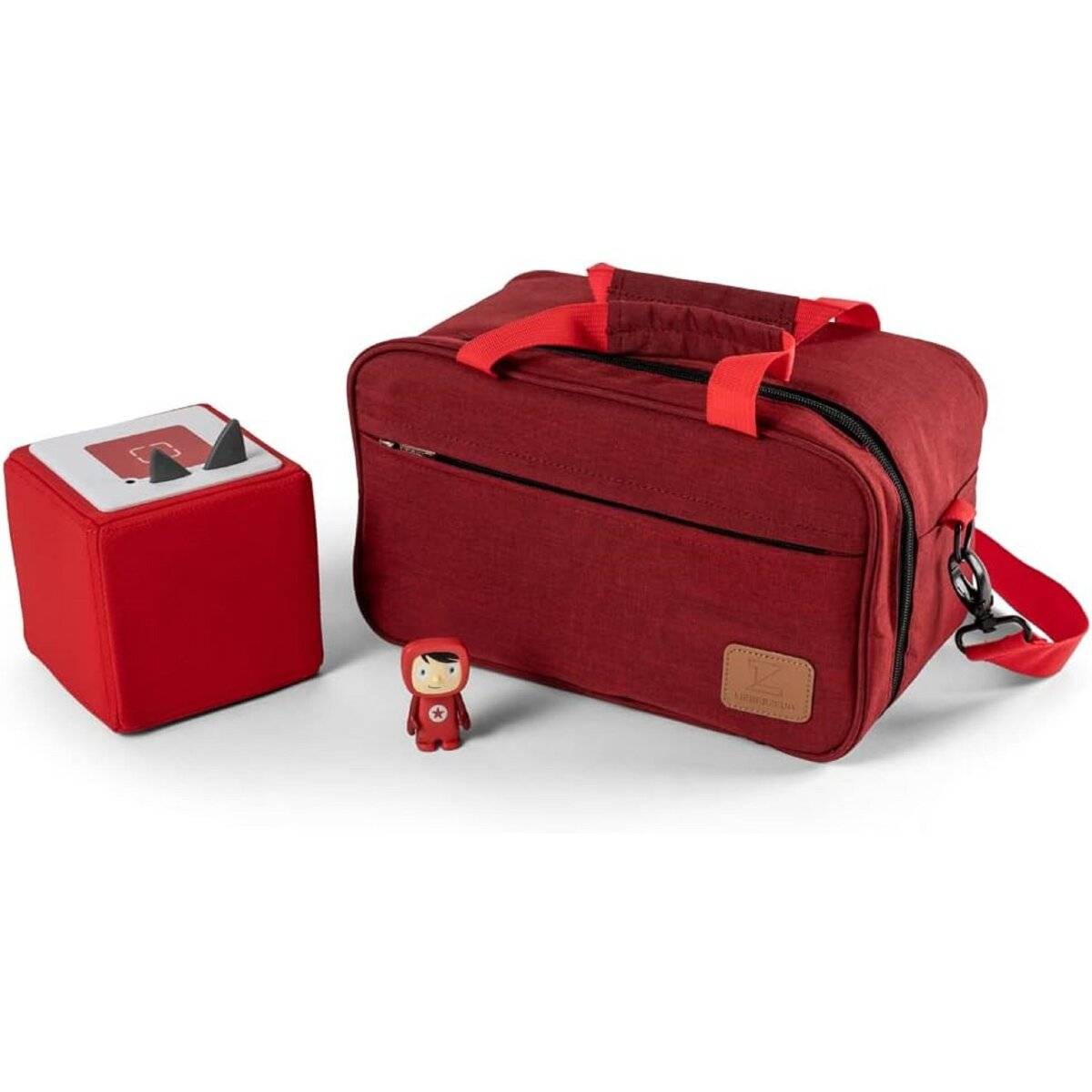 Liebeszeug Tasche kompatibel mit Toniebox Tragetasche mit Platz für 8 Hörfiguren, Kopfhörer, Ladegerät und Zubehör