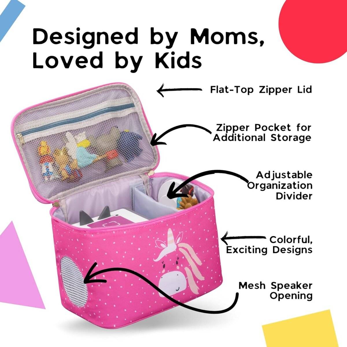 Liebeszeug Tasche kompatibel mit Toniebox Tragetasche mit Platz für 15 Hörfiguren, Kopfhörer und Ladegerät