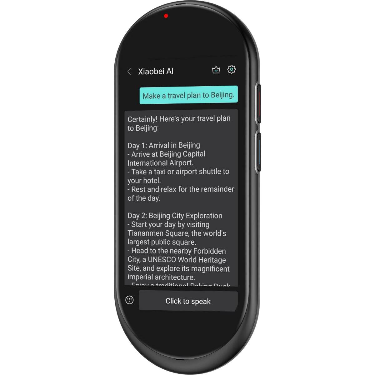 Maxcom MT100 – KI-Übersetzer mit 4,1? Touchscreen, 139 Sprachen, Sprach-, Text- & Bildübersetzung, ChatGPT-Funktion