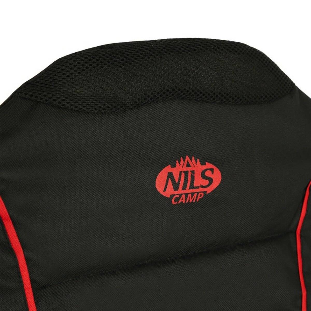 NILS NC3080 Campingstuhl – Klappbarer Outdoor-Stuhl Angelstuhl mit Tragetasche Schwarz