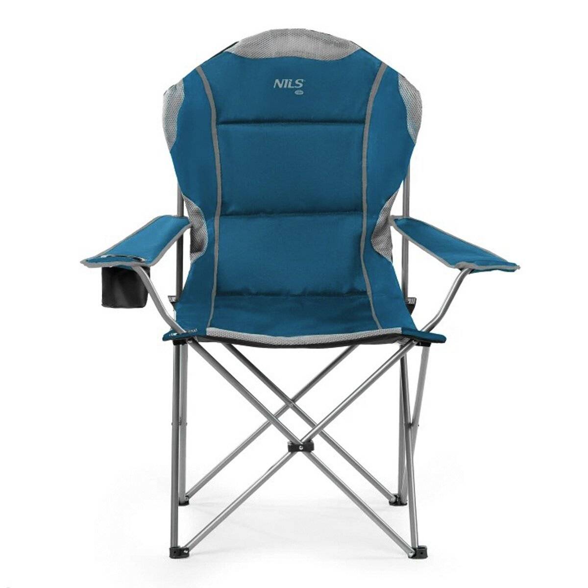 NILS NC3080 Campingstuhl – Klappbarer Outdoor-Stuhl Angelstuhl mit Tragetasche Türkis