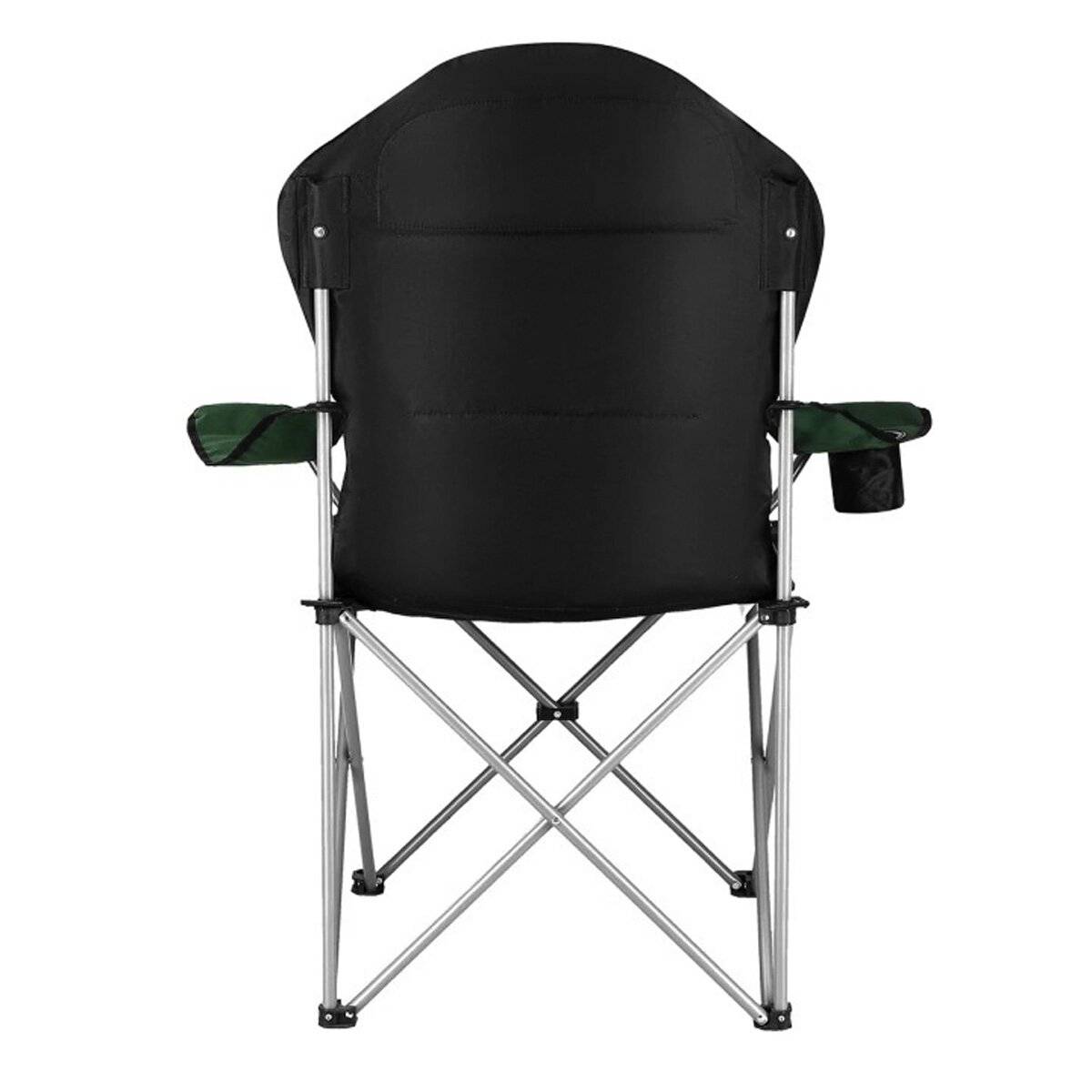 NILS NC3080 Campingstuhl – Klappbarer Outdoor-Stuhl Angelstuhl mit Tragetasche Dunkelgrün