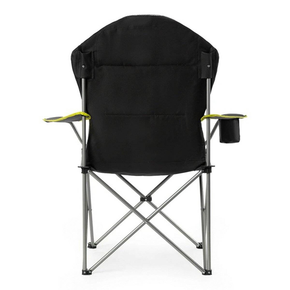 NILS NC3080 Campingstuhl – Klappbarer Outdoor-Stuhl Angelstuhl mit Tragetasche Grau