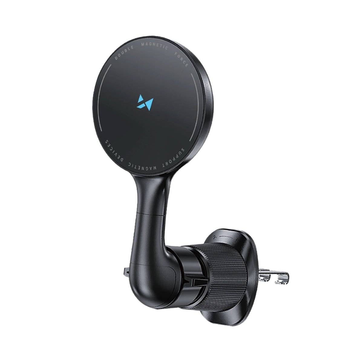 Wozinsky WCT5-6S4Y Autohalterung mit Qi/MagSafe 15 W für Lüftungsschlitze – Schwarz