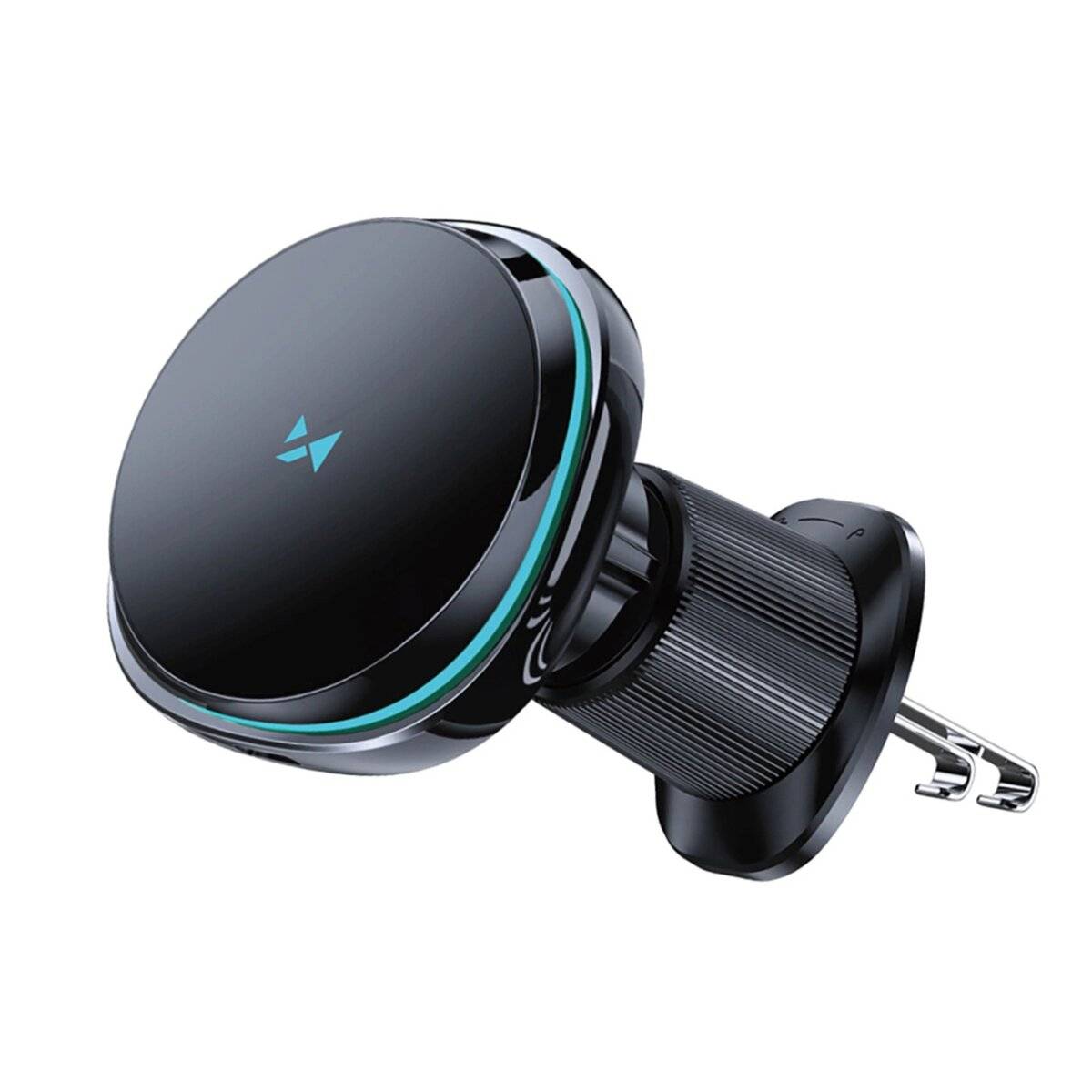 Wozinsky WCT5-Q6S2Y Autohalterung mit Qi/MagSafe 15W Ladegerät und Lüfter – Schwarz