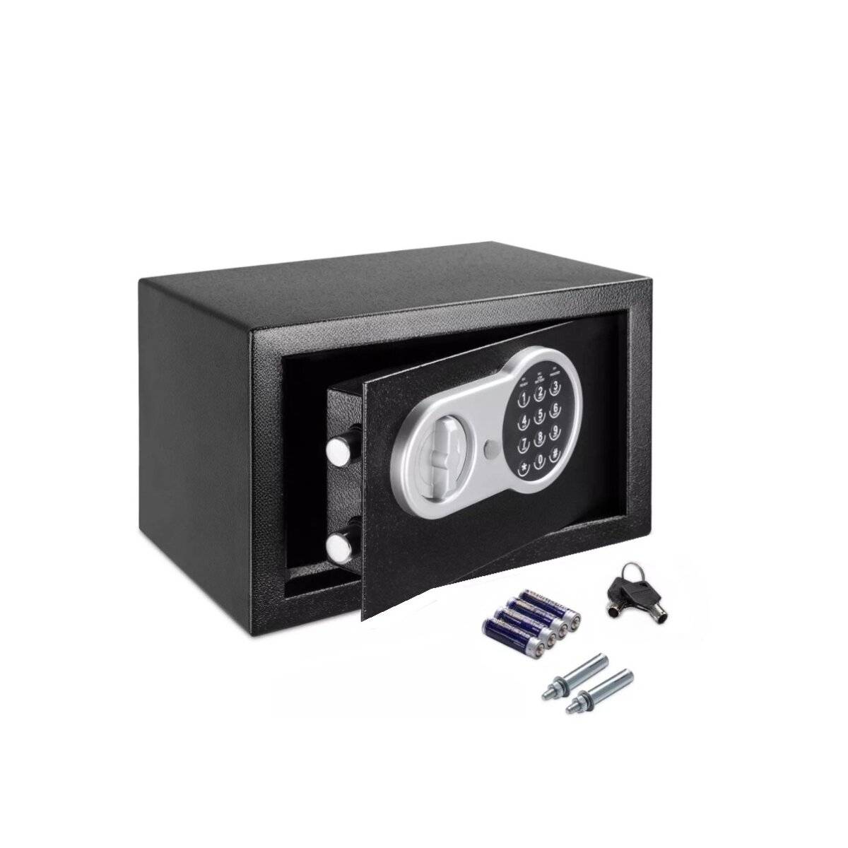 Tresor mit elektronischem Zahlenschloss & Notschlüssel - 8,5 L, 31 x 20 x 20 cm