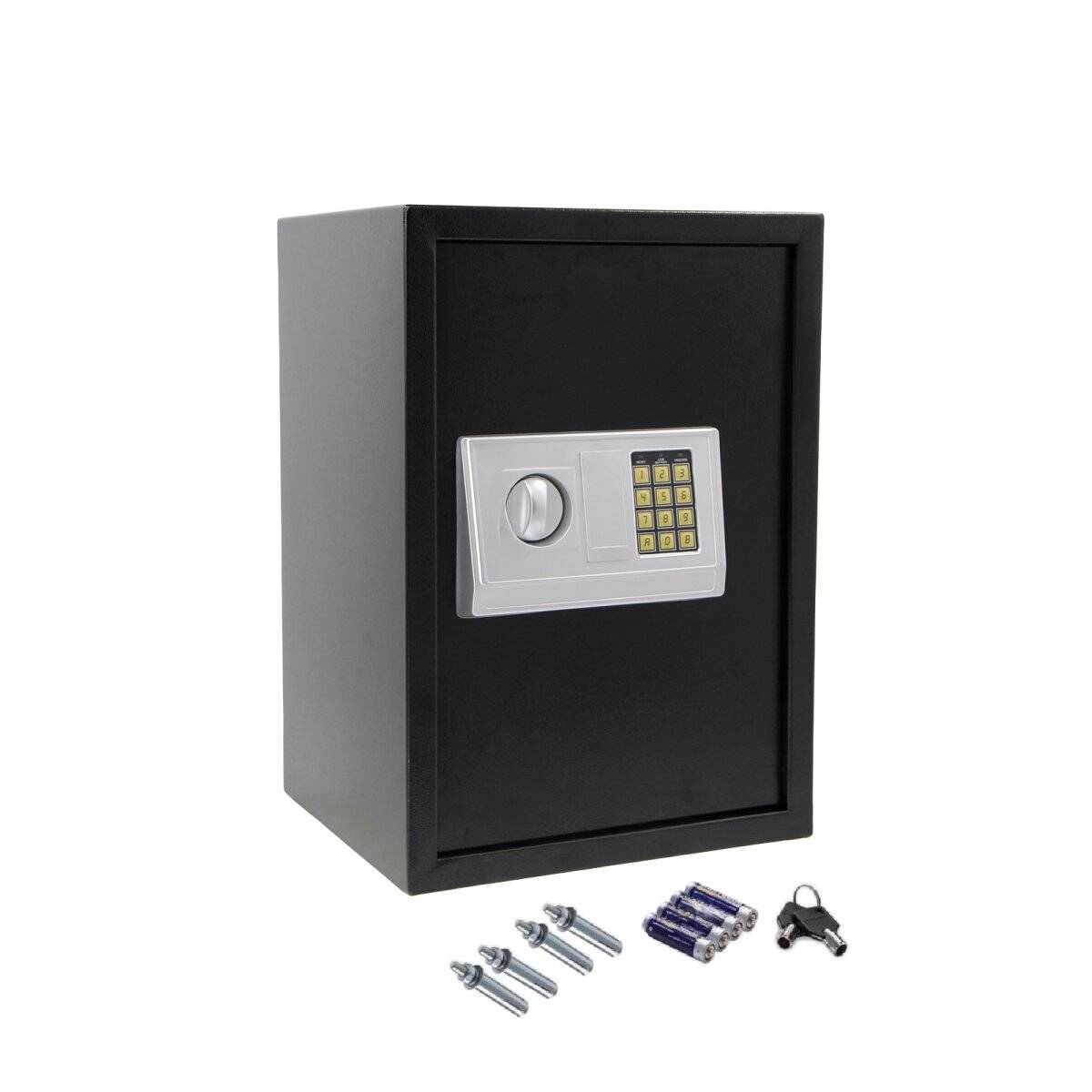 Tresor mit elektronischem Zahlenschloss & Notschlüssel - 43 L, 50 x 35 x 30 cm